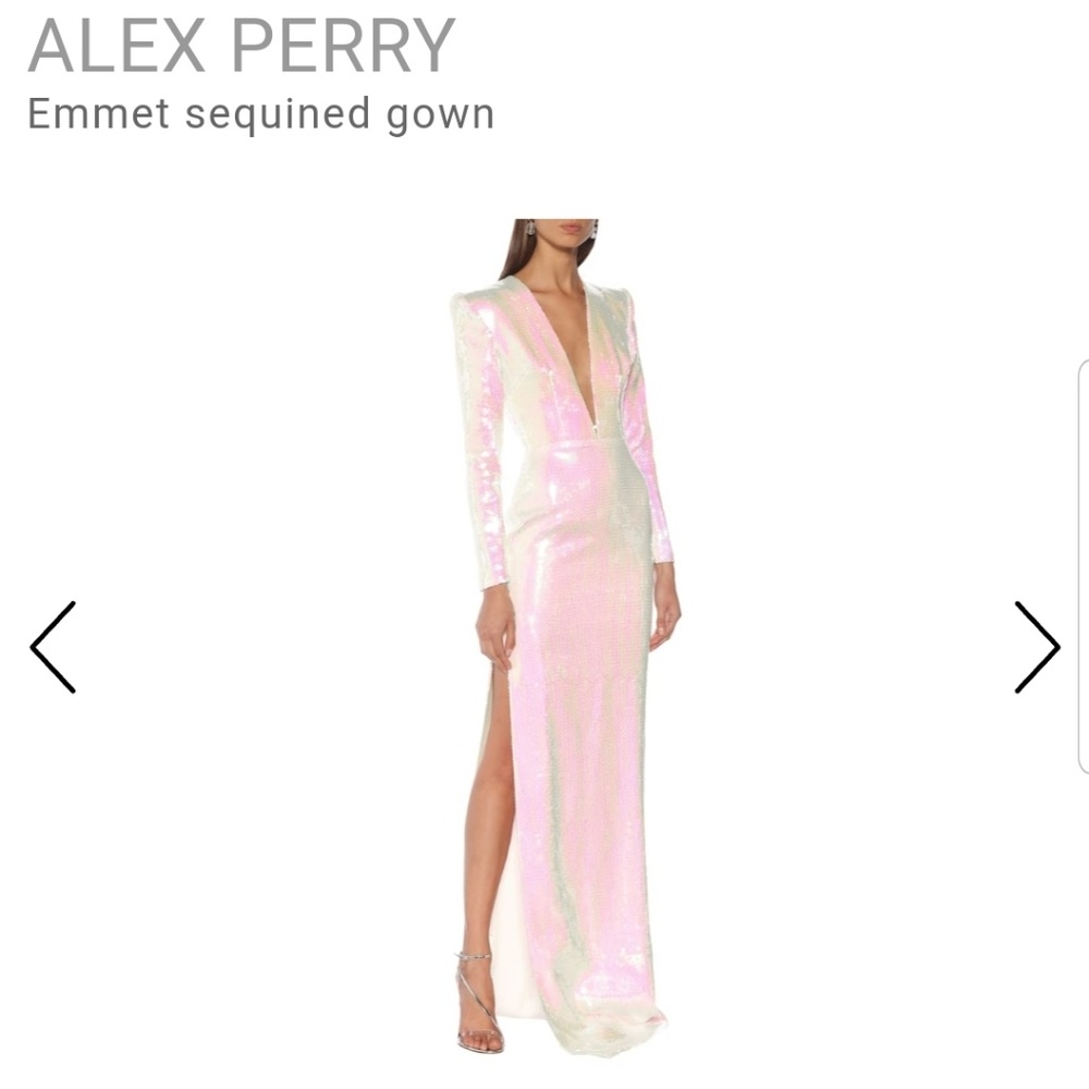 Alex Perry white gown